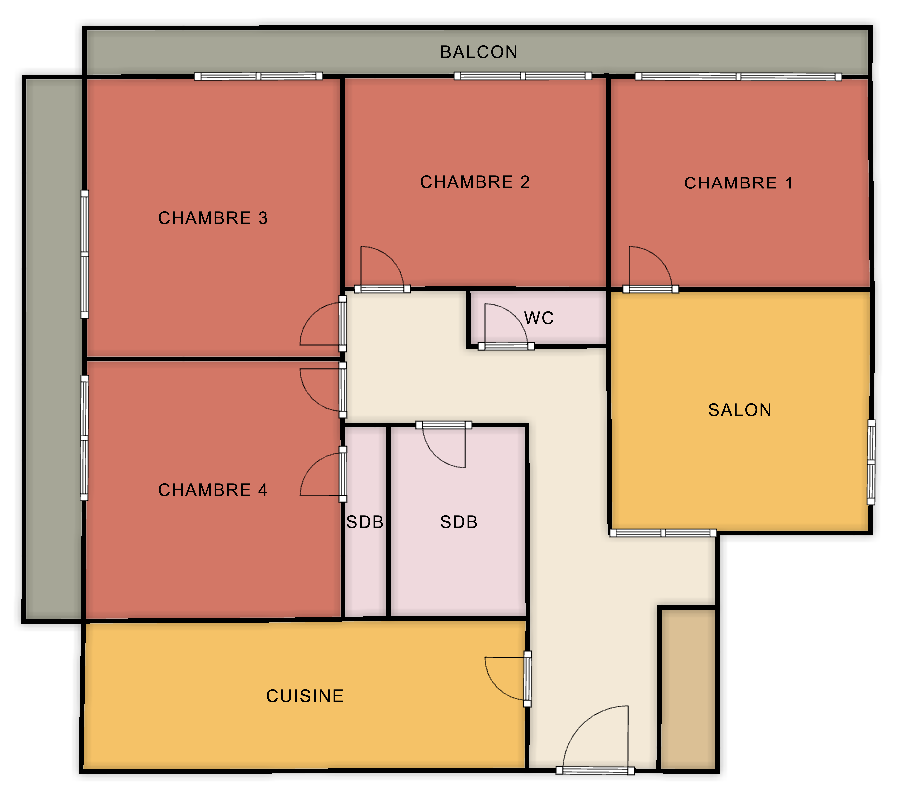 Alesia 203 – Chambre 2